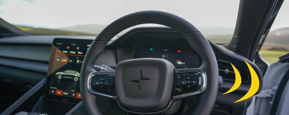 Polestar 2 steering wheel