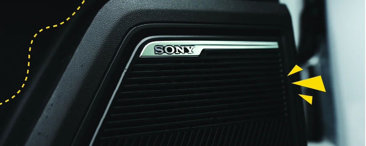 SONY speakers in the JAECOO 7