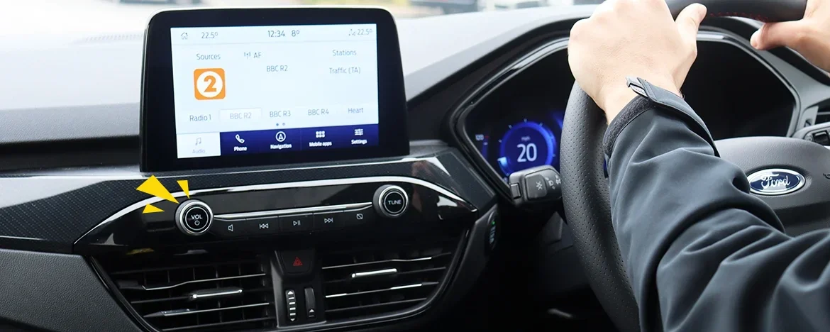 Ford Kuga buttons