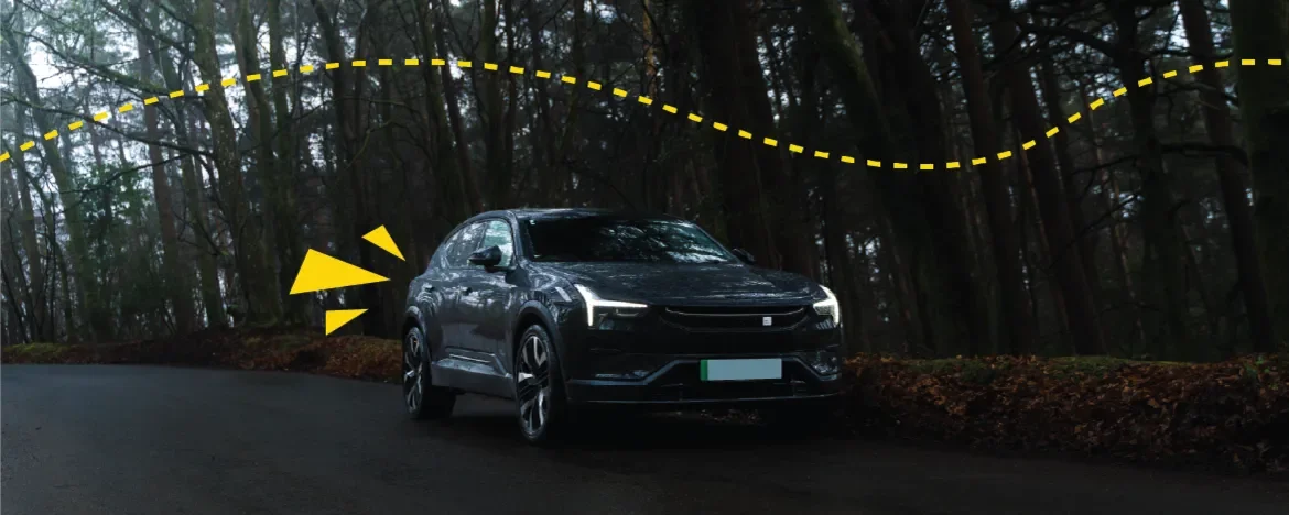 Polestar 3 driving