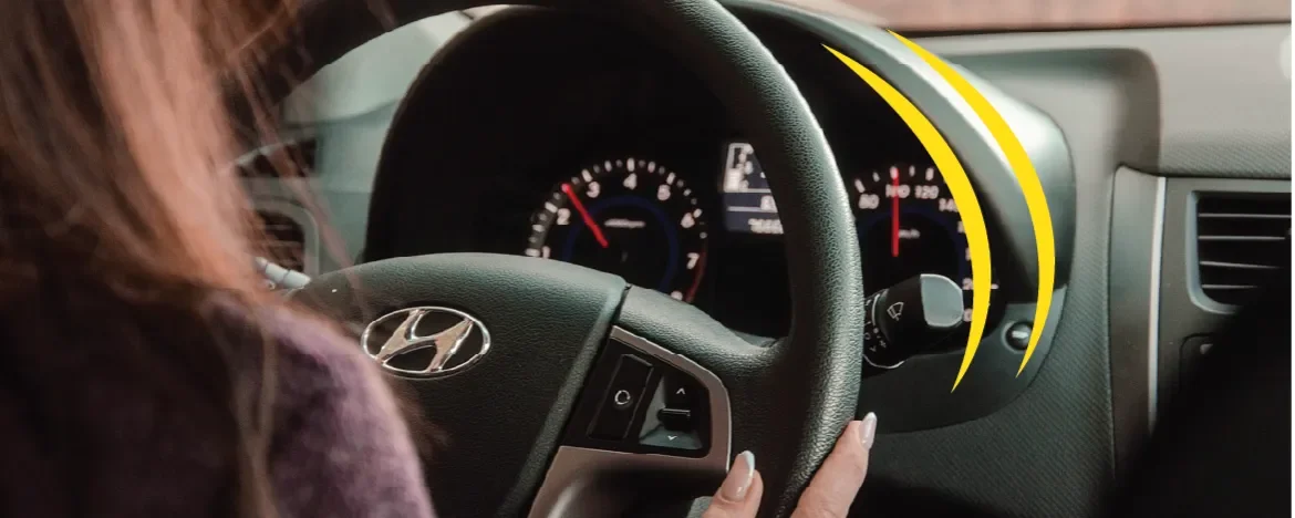 Person driving