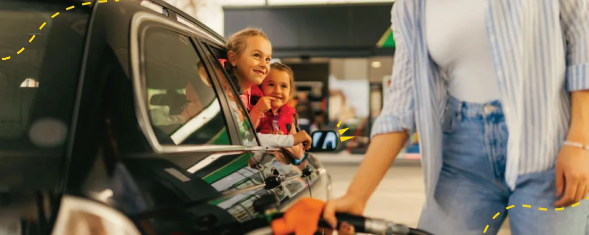 filling up your car