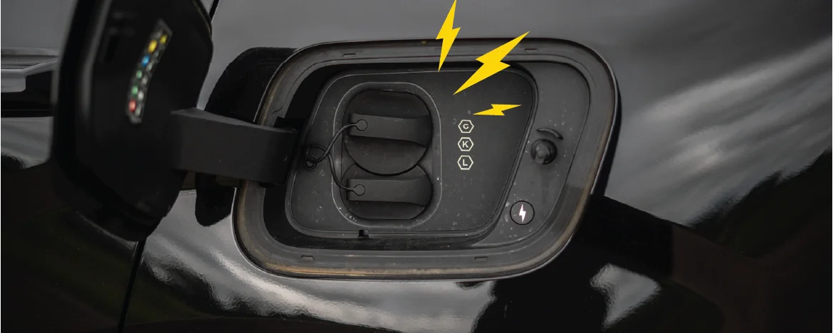 Volvo EX30 charger point