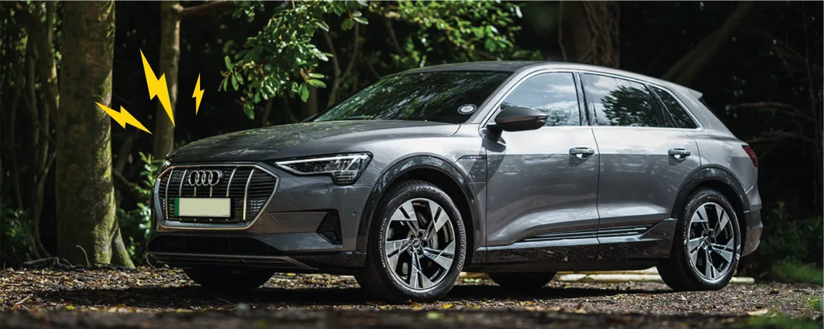 Audi e-tron Sport 50 Quattro side view