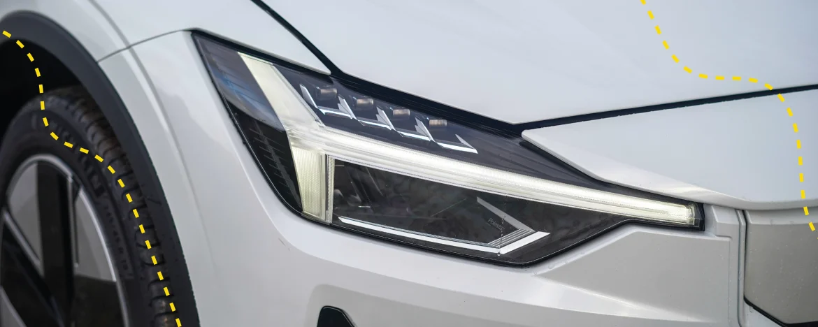 Polestar 2 headlights