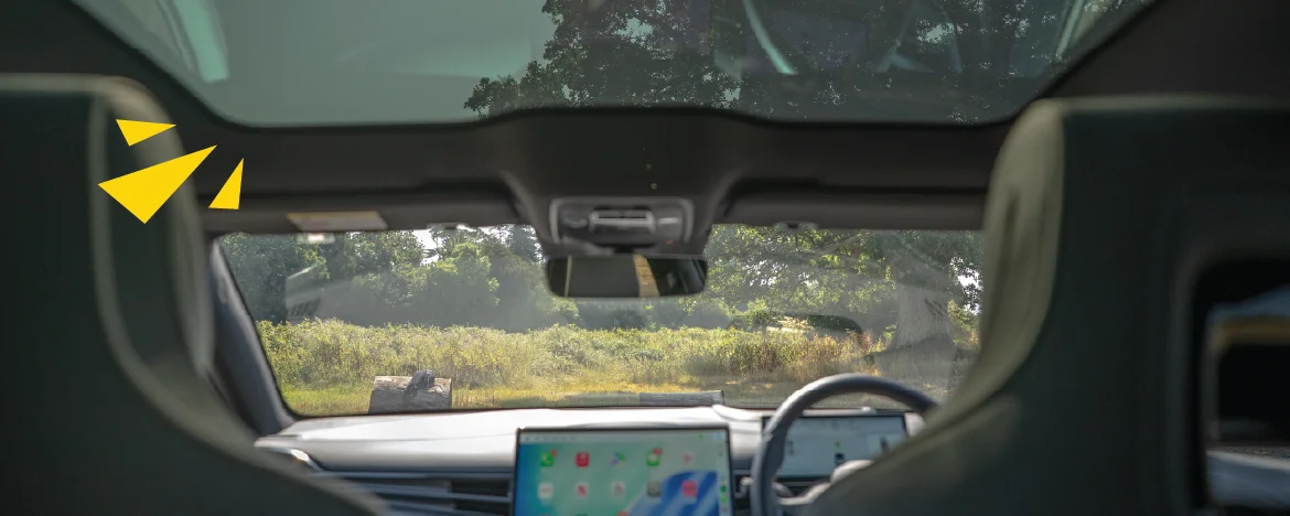 BYD SEAL panoramic sunroof