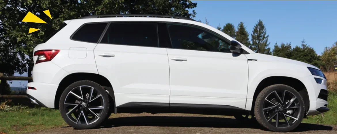 SKODA Karoq parked up