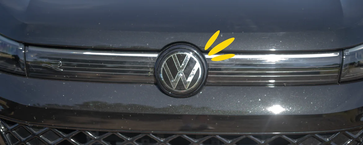 Volkswagen Tiguan badge