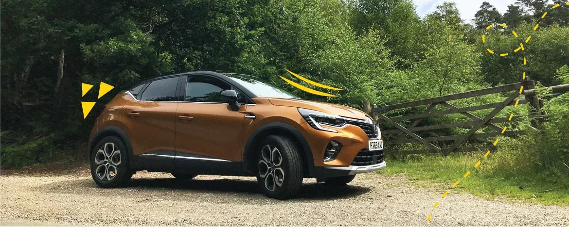 Orange Renault Captur