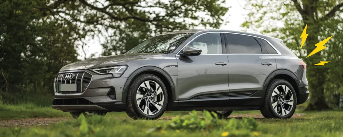 Audi e-tron Sport 50 Quattro side view