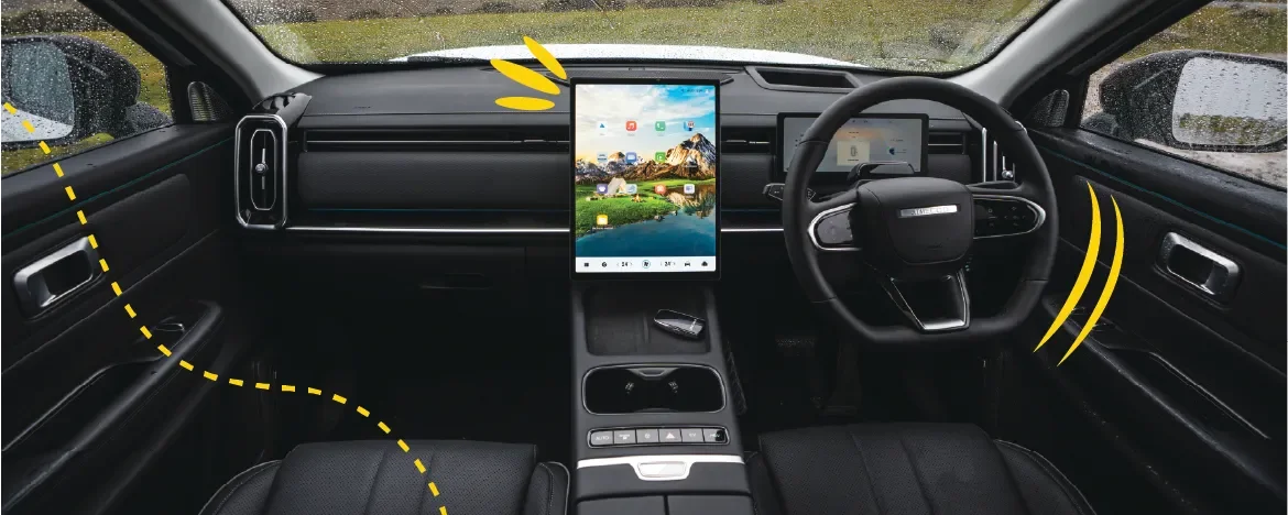Jaecoo 7 front interior