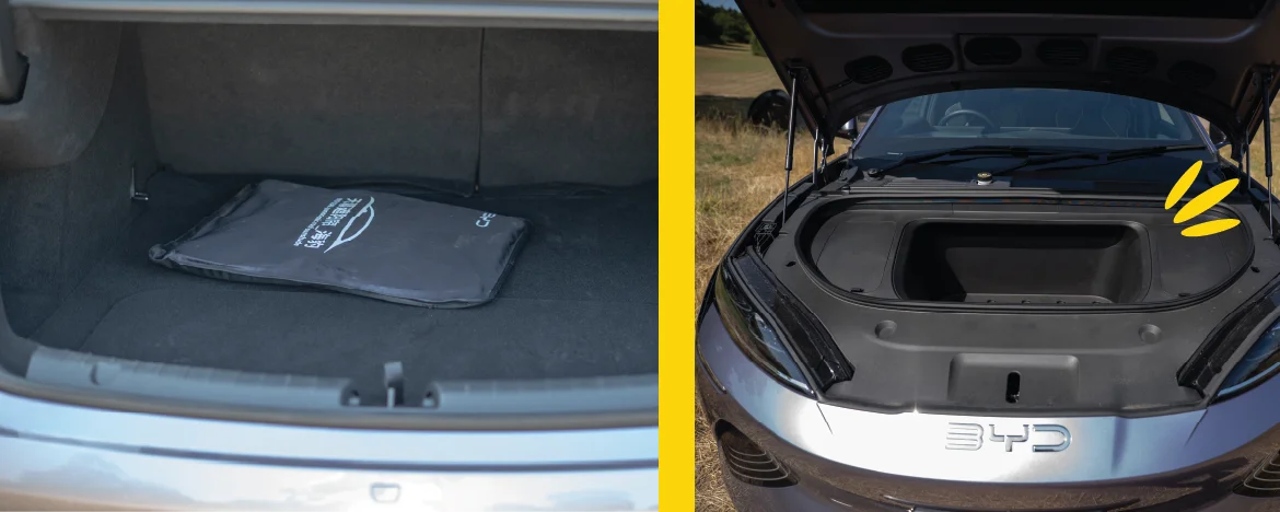 BYD SEAL boot and frunk