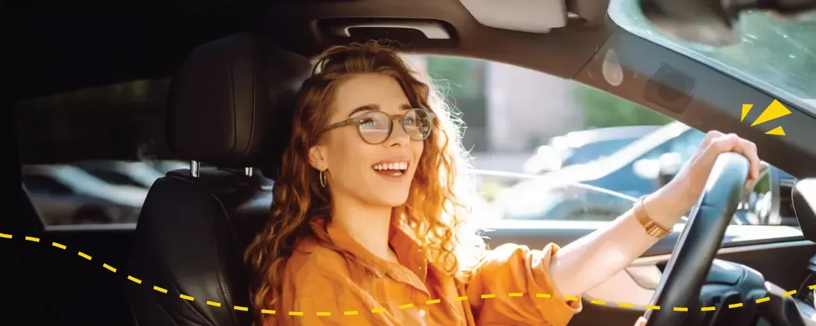 Person driving