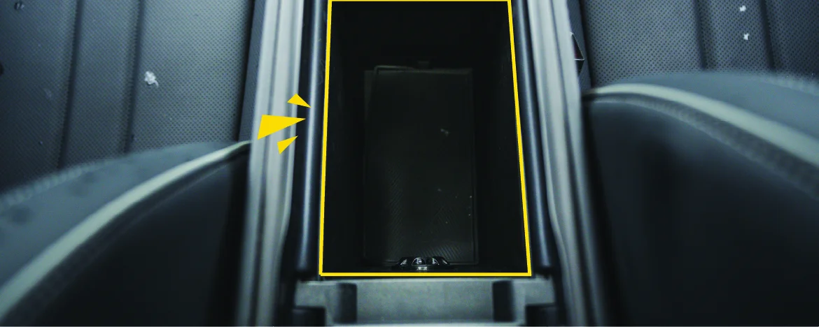 Chilled storage box in the JAECOO 7