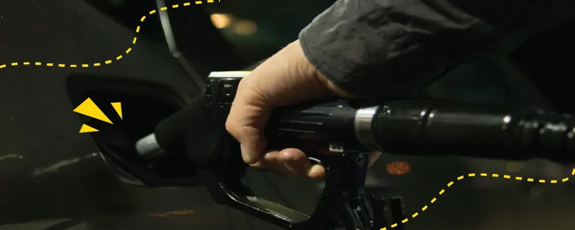 filling up with fuel