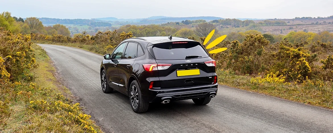 Ford Kuga rear driving