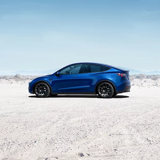 New Tesla Model Y parked