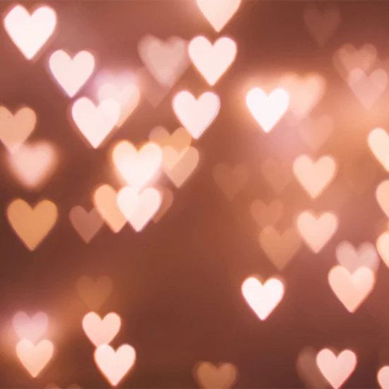 pink heart lights