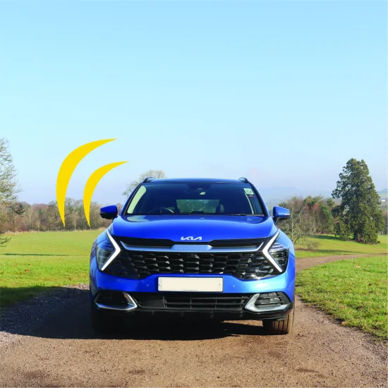 Kia Sportage with accent