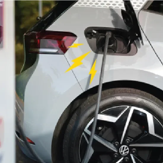 Car on charge
